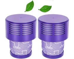2x HEPA filter geschikt voor Dyson V10 Sv12 stofzuiger Total Clean, Parquet, Motorhead wasbaar steelstofzuiger