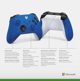 Xbox Draadloze Controller - Blauw - Xbox, PC, Cloud Gaming — thumbnail 5