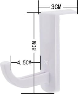 Let op type!! universeel hoofdtelefoon Hanger PC Monitor Desk Headset Stand houder haak (zwart) — thumbnail 5
