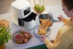 Philips Airfryer Essential 3000 Series - HD9252/00 - 4 liter (L) - Heteluchtfriteuse - RapidAir - Warmhoudfunctie — thumbnail 6