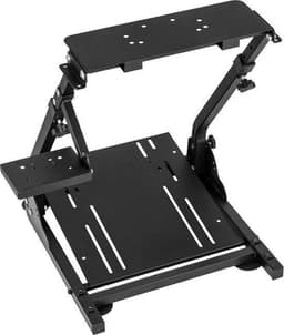 STEN Wheel Stand - Racestuur standaard - Racestoel - Inklapbaar - Zwart — thumbnail 2