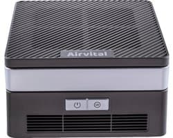 Airvital - Auto en Bureau Luchtreiniger: Met HEPA, Actieve koolfilter, Ionisator en UV lamp