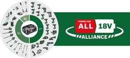 Bosch UniversalVac 18 Accuhandstofzuiger - Lichgroen model - Incl. uitgebreide accessoireset - Losse body (geleverd zonder 18 V accu en oplader) — thumbnail 5