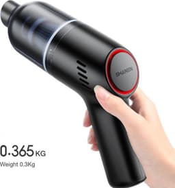 Compacte Krachtpatser - Multifunctionele Mini Stofzuiger Incl. 3 Opzetstukken, USB Oplaadbaar, voor Auto, Laptop & Meer - Afmetingen 25,5x17x7,5 cm — thumbnail 5