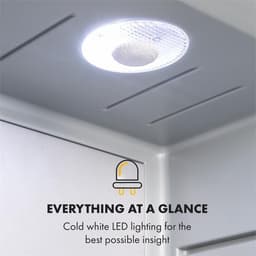 Klarstein Mini-Koelkast Brooklyn 24 Glazen Deur LED 24L - Minikoelkast Drankkoeler Hotelkoelkast - voor Hotelkamer voor Slaapkamer voor Studentenkamer - Compact - Mini Fridge - Kleine Koelkast - Compact Koelkast — thumbnail 3