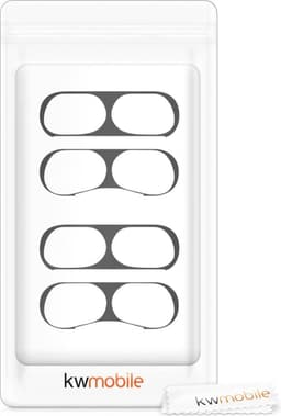 kwmobile anti-stof sticker geschikt voor Apple AirPods Pro - Stofbeschermer in zwart — thumbnail 5