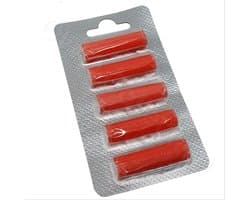 Stofzuigerverfrisser Geurstaven luchtverfrisser deodorantstick voor in de stofzuiger stofzuigerzak of stofreservoir - ROOD - 5 stuks Geurstaafjes - zoete geur
