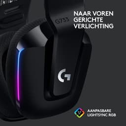 Logitech G733 LIGHTSPEED - Draadloze Gaming Headset - PS5/PS4 & PC - Zwart — thumbnail 3
