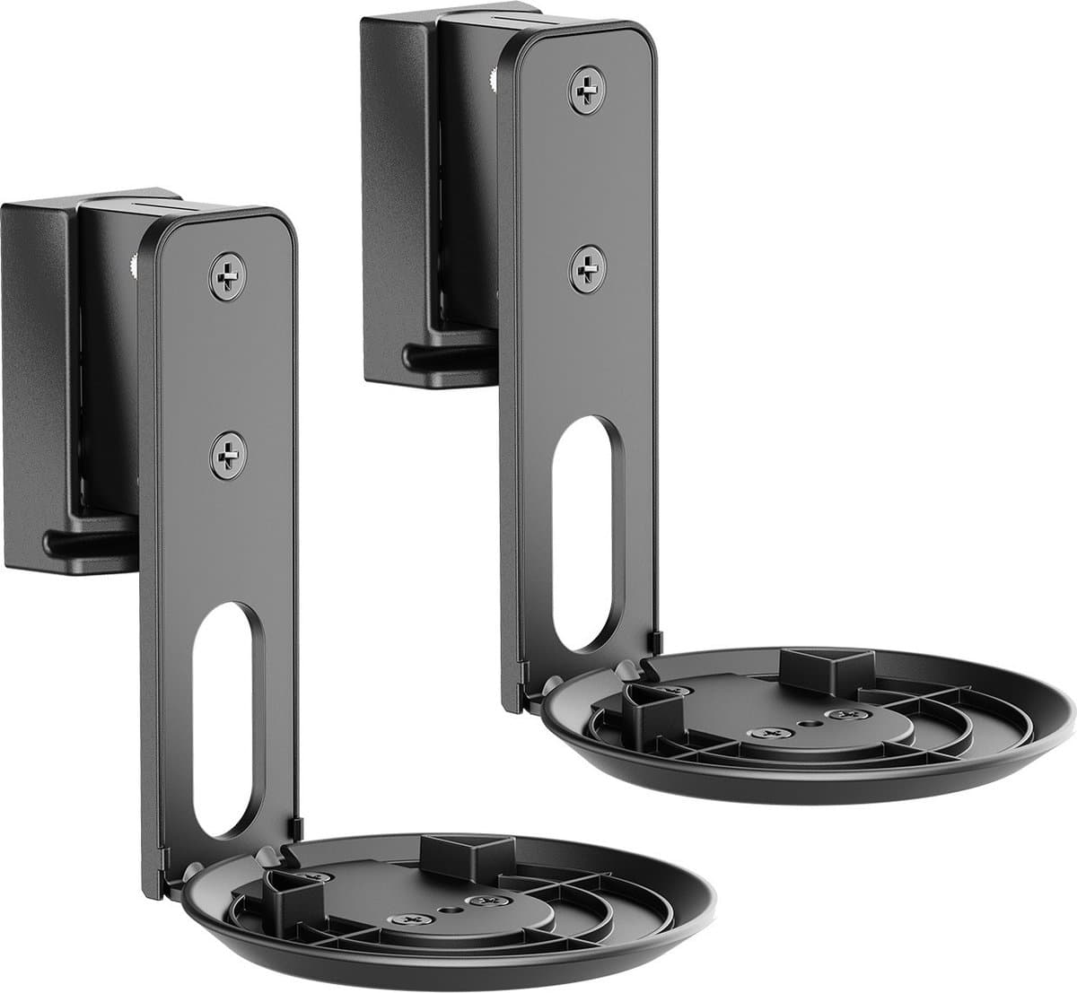 Muurbeugel set voor Sonos Era 100 - 2 stuks - Draai- en kantelbaar - Zwart — afbeelding 1