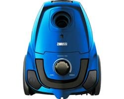 Zanussi ZANCG22CB CompactGo stofzuiger met zak - Blauw - met hygiënefilter