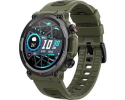 DrPhone PureSport - Multifunctionele Smartwatch - Hartslag/Bloedzuurstof/Slaapbewaking - Bluetooth-oproep – Bluetooth 5.2 – IP67 – Zwart/Groen