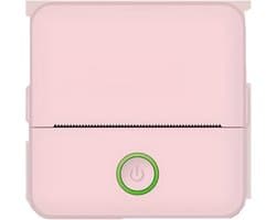 Mobiele Fotoprinter - Mini Printer - Pocket Printer - Voor Mobiel - Draadloos - Roze