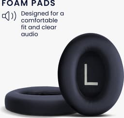 kwmobile 2x oorkussens geschikt voor Bose Noise Cancelling 700 / NC700 - Earpads voor koptelefoon in donkerblauw — thumbnail 4