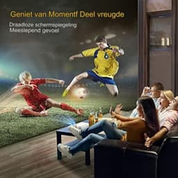 Mini beamer - Mini projector - Mini beamer smartphone - Wit — thumbnail 3