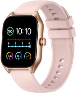 Royal Supplies C50 - Smartwatch- Smartwatch Dames & Heren - Screenprotector - 2026- Bellen- HD Touchscreen - Horloge - Stappenteller - Bloeddrukmeter - Saturatiemeter - IOS & Android - Rose goud — thumbnail 1