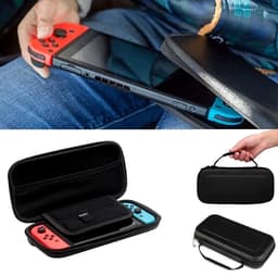 Case geschikt voor Nintendo Switch - en Switch OLED - Nintendo Switch Accessoires - Beschermhoes - Switch Hoes - Compacte Hard Cover hoes — thumbnail 3