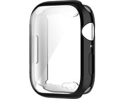 Watch case screenprotector - hoesje - geschikt voor Apple Watch Series 7/8/9 - 45 mm - zwart