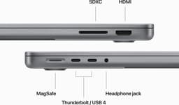 Apple Macbook Pro (2023) MTL73N/A - 14 inch - M3 - 512 GB - Spacegrijs — thumbnail 4