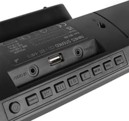 Stereo Set met CD-Speler en FM Radio - Audizio Nimes - USB - MP3 - Bluetooth - 50 W - Zwart — thumbnail 4