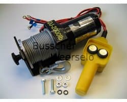 Elektrische Lier - 900KG - Electro - Brede spoel - 12V - Aanhangwagen - Aanhanger