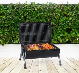 MaxxGarden Houtskool Barbecue - Grilloppervlak (LxB) 38 x 52 cm - Met Dubbel Grill Vlak - Zwart — thumbnail 3