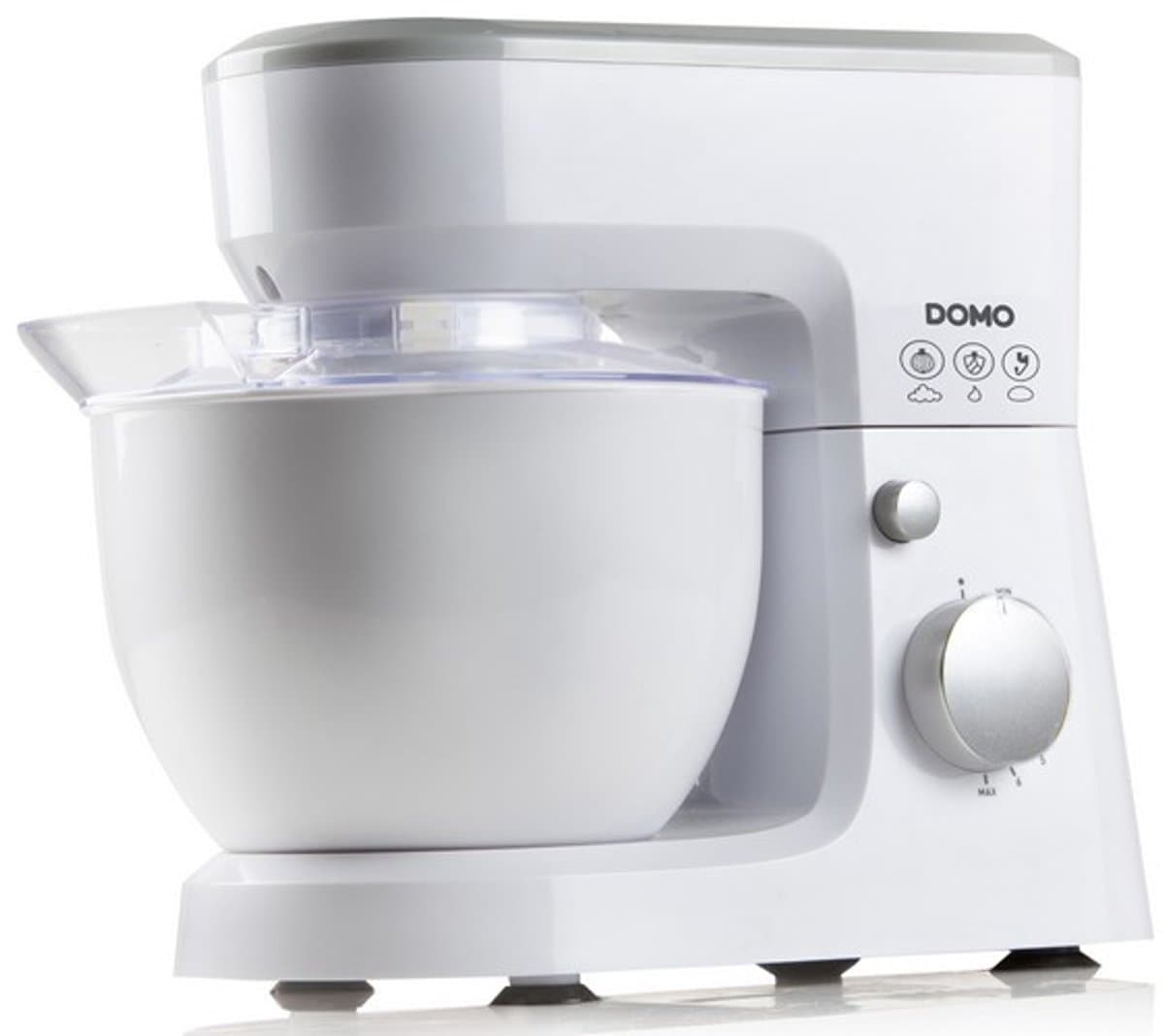 Domo DO9241KR - Keukenmachine - 600W - 4L - Incl blender - Wit — afbeelding 1