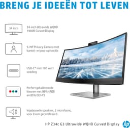 HP Z34c G3 - LED-Skaerm 34 IPS 6ms — thumbnail 17