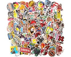 TDR - 200 stuks - hoogwaardige kwaliteit graffitistickers - waterdicht en weerbestendig - voor laptops, koffers, koelkasten, kleerkasten - waterdicht en weerbestendig.