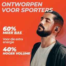 Cozey Draadloze Sport Oordopjes met Bluetooth - Hardlopen - Microfoon - Wireless Earphones — thumbnail 4