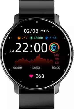 J&D supplies Stappenteller - Zwart - Activity Tracker - Hartslagmeter - Bloeddrukmeter - Smartwatch - Horloge - Heren - Dames — thumbnail 3