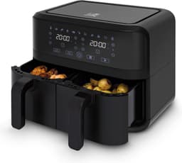 FRITEL Snacktastic 8180 DUO - Airfryer / Heteluchtfriteuse - 2x 4,5 L - Zwart + Display - 1700W — thumbnail 1