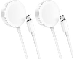 2x USB C Kabel - Geschikt voor Apple Watch - Oplader - USB C Snellader voor iWatch - 1 Meter