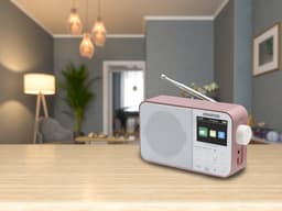 Kenwood CR-M30DAB DAB+ Radio - Interne accu - Roze — thumbnail 5