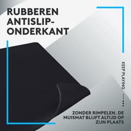 Logitech G840 XL - Stoffen Gaming Muismat - 900 x 400 x 3 mm - Zwart — thumbnail 4