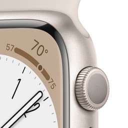 Apple Watch Series 8 - 41mm - Sterrenlicht Aluminium — thumbnail 4