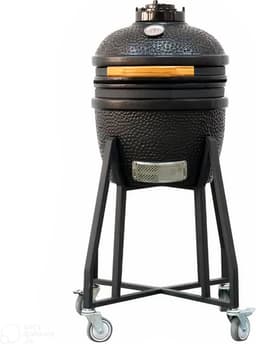 Kamado BBQ 38 cm – Keramische Houtskoolbarbecue – Compacte Tuin Grill — thumbnail 1