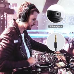 OneOdio Fusion A70 Zwart/Rood – Draadloze Over-Ear Koptelefoon – DJ & Studio – Hi-Res Audio — thumbnail 7