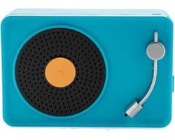 Xd Collection Minispeaker Vintage Draadloos 7,5 Cm Abs Blauw