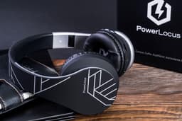 PowerLocus P1 Bluetooth Koptelefoon – Draadloos – Over Ear – Met Microfoon – Inklapbaar - incl. Hoes – Zwart/Zilver — thumbnail 6