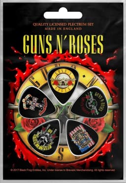 Guns N' Roses - Bullet Logo Plectrum - Set van 5 - Multicolours — thumbnail 1