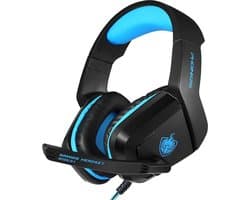 Multi-Platform Gaming Headset Over-Ear Hoofdtelefoon – Bedraad 3,5 mm Jack – Microfoon – LED – Geschikt voor PS5, PS4, Xbox One, PC, Laptop, Nintendo Switch