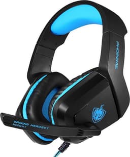 Multi-Platform Gaming Headset Over-Ear Hoofdtelefoon – Bedraad 3,5 mm Jack – Microfoon – LED – Geschikt voor PS5, PS4, Xbox One, PC, Laptop, Nintendo Switch — thumbnail 1