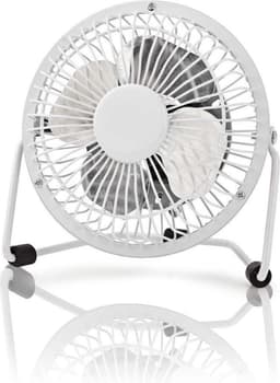 Nedis Tafelventilator - USB Gevoed - Diameter: 100 mm - 3 W - 1-Snelheid - Wit — thumbnail 2