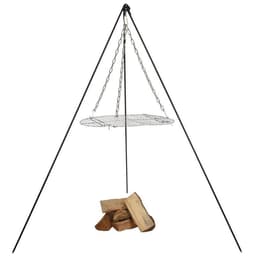 Esschert Design - Driepoot met ketting - Haardvuur accessoires - Staal - Zwart — thumbnail 5
