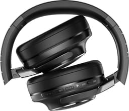 PowerLocus MoonFly Koptelefoon Over-Ear met Active Noise Cancelling, Draadloze Hoofdtelefoon, Voice Assistant Activation - Zwart/Grijs — thumbnail 6