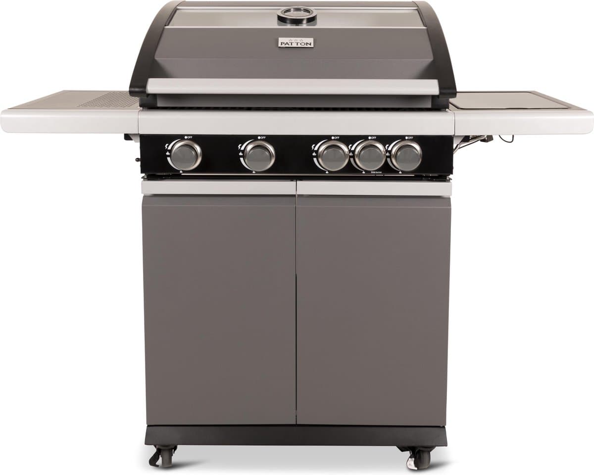 Patton Patio Pro Chef 4+1 Gasbarbecue - Frozen Grey — afbeelding 1