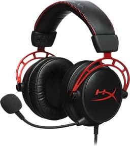 HyperX Cloud Alpha Pro Gaming Headset - PC, PS4, PS5, Xbox One & Xbox Series - Zwart/Rood — thumbnail 1