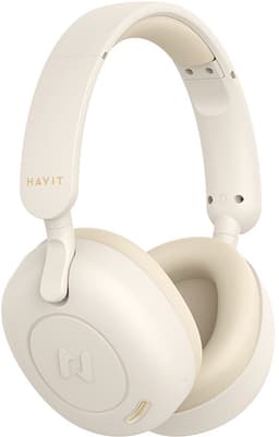 Havit H668BT Hoofdtelefoons Draadloos Hoofdband Muziek/Voor elke dag USB Type-C Bluetooth Beige — thumbnail 2