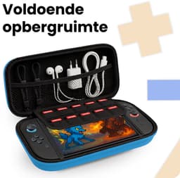 Hoesje Geschikt voor Nintendo Switch 2 Hoes Bescherm Case Hardcover - Hoes Geschikt voor Nintendo Switch 2 Case - Blauw — thumbnail 5
