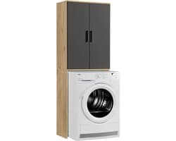 mokebo wasmachine kast 'Der Saubermann' opbouw voor wasmachine in vikingeik
